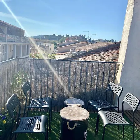 Bed & Breakfast Rooftop Face à La Cité 'rfc' Carcassonne